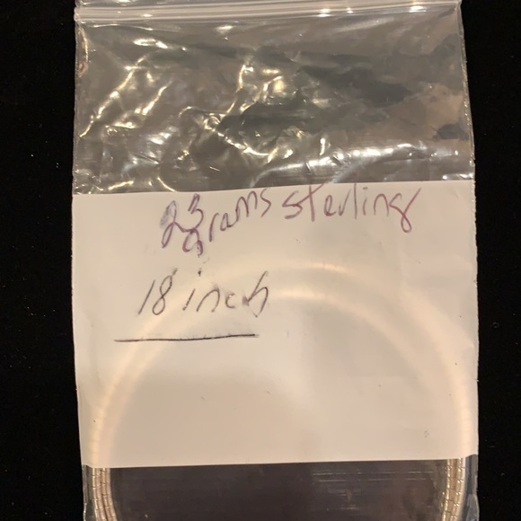 Sterling silver snake 18 inch necklace. NWOT - Picture 5 of 5